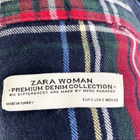 ZARA | Plaid Button Down | S - Picture 7 of 8